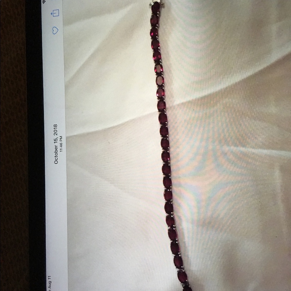 Ladies .925 Sterling Silver with precious stones - Picture 4 of 10